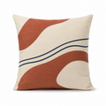 Housse de coussin en coton 45 x 45 cm - Motif Rivage