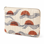 Housse matelassée pour ordinateur portable 36 x 27 cm - Motif Rivage