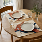 Sets de table en coton, lot de 2 - 34 x 48 cm - Motif Rivage