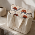 Housse matelassée pour ordinateur portable 36 x 27 cm - Motif Rivage