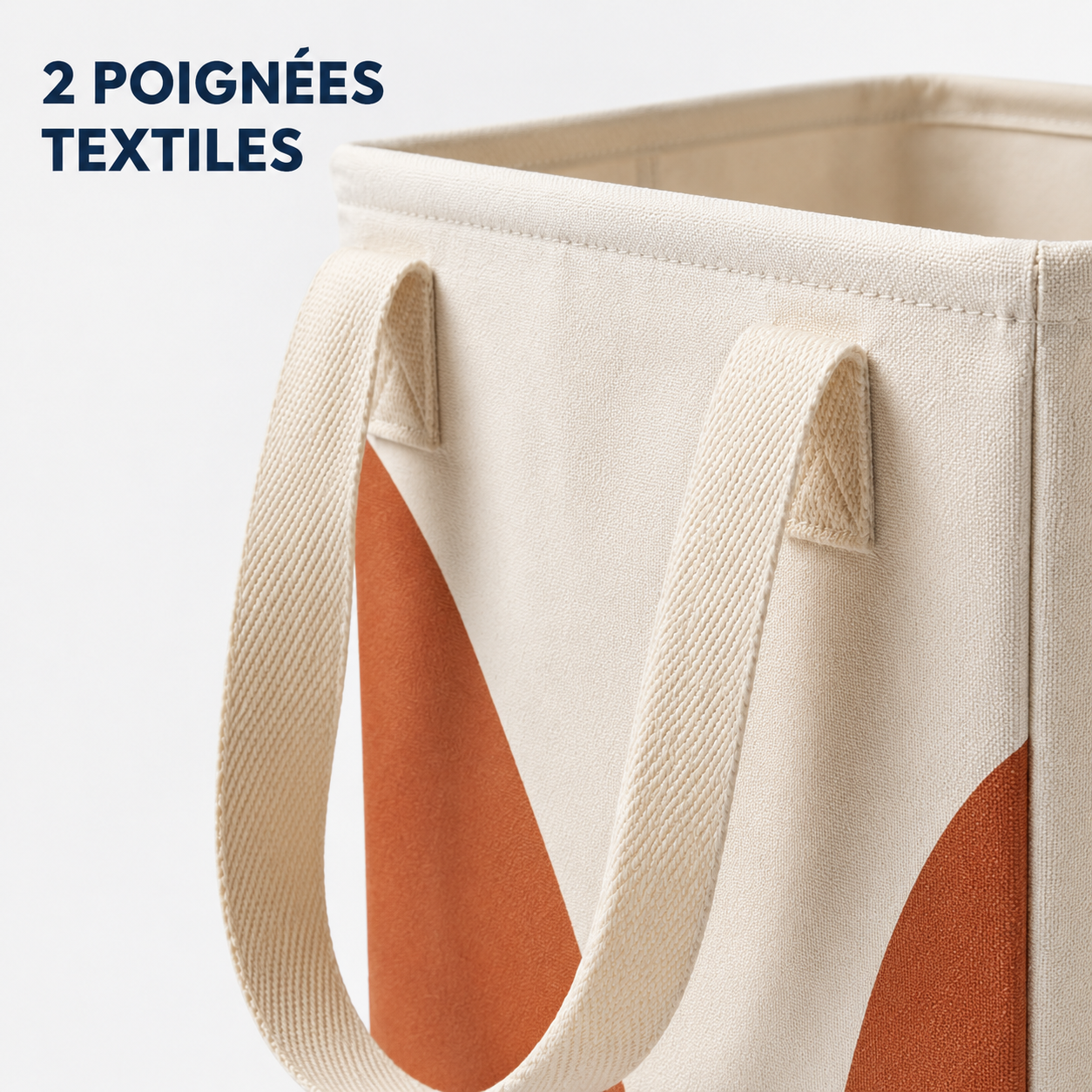 Sac à linge pliable 50 L - Motif Rivage